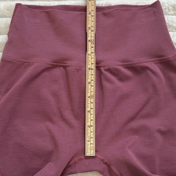 ALPHALETE Leggings High Rise Full Length Mauve Medium - Picture 8 of 10